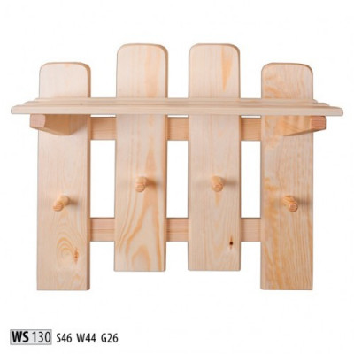 Garderobenpaneel Wandgarderobe Garderobe Garderobenleiste Kiefer Holz Handarbeit