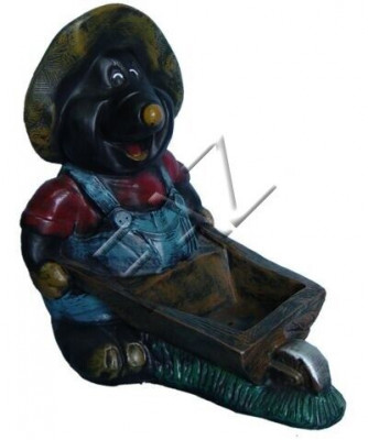 Design Maulwurf Figur Garten Statue Skulptur Figuren Skulpturen Dekoration Neu