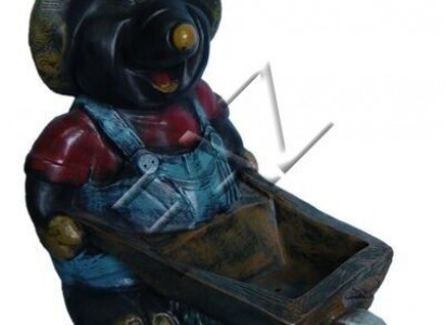 Design Maulwurf Figur Garten Statue Skulptur Figuren Skulpturen Dekoration Neu