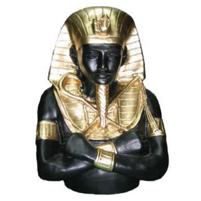 Figur Ägyptische Pharao Statuen Figuren Dekoration Kunststoff 34cm Ägypten Neu