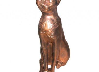 Figur Ägyptische Katze Bastet Statuen Figuren Dekoration Kunststoff 37cm Ägypten