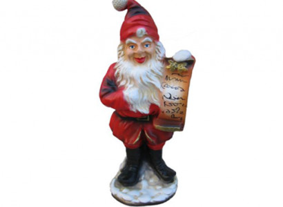 Weihnachtsmann Figur Statue Deko Figuren Dekoration Nikolaus Skulptur 41cm Neu