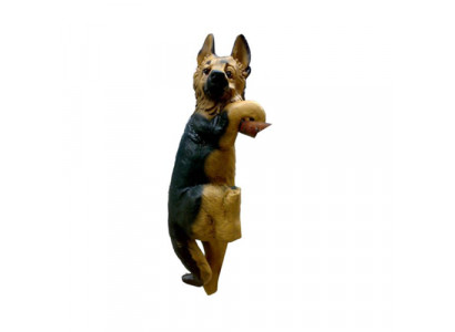 Deko Figur Statue Skulptur 28 cm FIguren Statuen Skulpturen Garten Hund (A147)