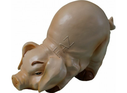 Design Schwein Figur Garten Statue Skulptur Figuren Skulpturen Dekoration c672