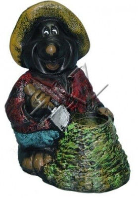 Design Maulwurf Figur Garten Statue Skulptur Figuren Dekoration Neu