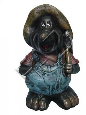 Design Maulwurf Figur Garten Statue Skulptur Figuren Skulpturen Dekoration c217