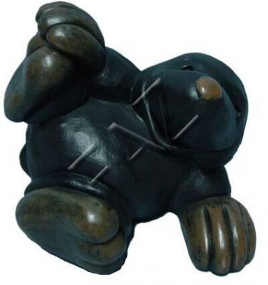Design Maulwurf Figur Garten Statue Skulptur Figuren Skulpturen Deko Neu c297