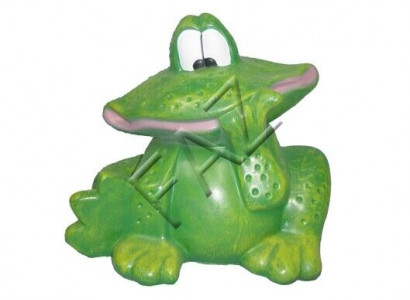 Design Frosch Figur Garten Statue Skulptur Figuren Skulpturen Dekoration Neu