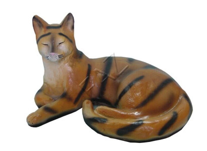 Design Katze Figur Garten Statue Skulptur Figuren Skulpturen Dekoration C273 Neu