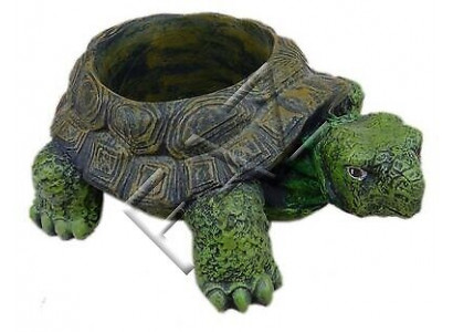Schildkröte Vase Design Skulptur Figur Statue Statuen Figuren Dekoration Deko