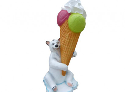 Ice Cream Figure Statue Aufsteller Eisdiele Restaurant Gastronomie Statuen 215cm