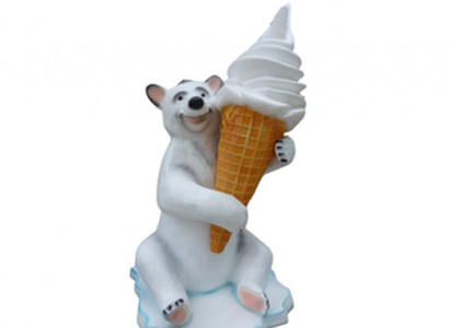 Ice Cream Figure Statue Aufsteller Eisdiele Restaurant Gastronomie Statuen 215cm