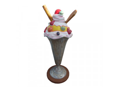 Ice Cream Figure Statue Aufsteller Eis Diele Restaurant Gastronomie Figur 165cm