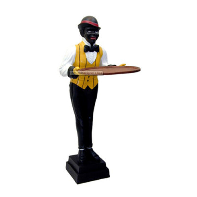 Butler Figur Statue Figuren Statuen Skulptur Restaurant Hotel 170cm Ablage Neu