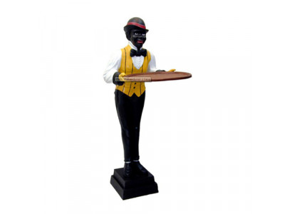 Butler Figur Statue Figuren Statuen Skulptur Restaurant Hotel 170cm Ablage Neu