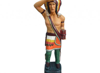 Indianer Figur Statue Ureinwohner USA Garten Deko Skulptur Figuren Statuen 190cm