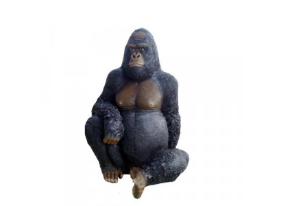 Schöner abstrakter Designer-Skulpturaffe, Figurenhöhe 110 cm.