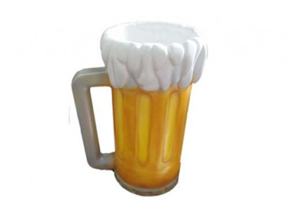 Bier Garten Krug Aufsteller Skulptur Glas Figur Skulpturen 93cm Aufsteller Werbe