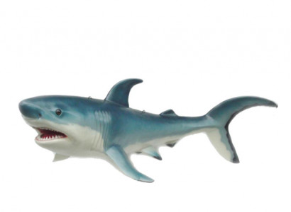 Fisch Skulptur Figuren Statuen Hai Meer Dekoration Deko Statue Plastik 150cm neu