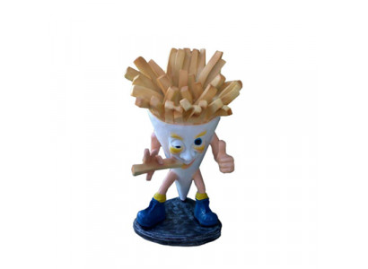 Pommes Fast Food Skulptur Dekoration Figuren 85cm Neu Gastronomie Aufsteller