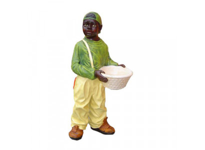 Deko Figur Statue Skulptur 90 cm Figuren Statuen Skulpturen Schwarzer USA P36