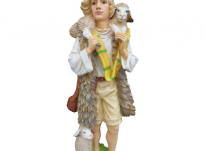 Deko Figur Statue Skulptur 80 cm Figuren Statuen Skulpturen Garten Hirte P96