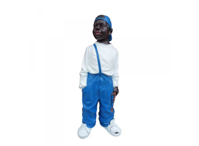 Deko Figur Statue Skulptur 85cm Figuren Statuen Skulpturen 90er Gangster USA P37