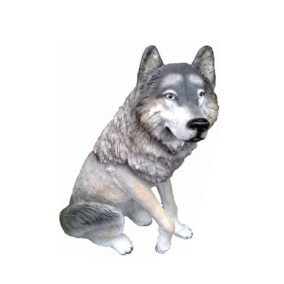 Wolf Garten figur Tier figuren statuen Dekoration Deko neu 60cm statue Skuptur