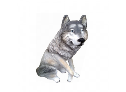 Wolf Garten figur Tier figuren statuen Dekoration Deko neu 60cm statue Skuptur