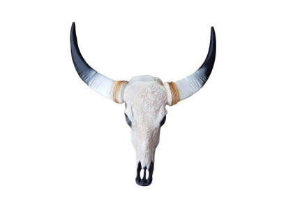 Bulle Rinderschädel Dekoration nicht Echt 69cm Wand Design Deko Wand Schädel
