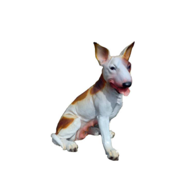 Hund Dekorative Statue Garten Figuren Statuen 47cm Lebensgroß Figur Plastik