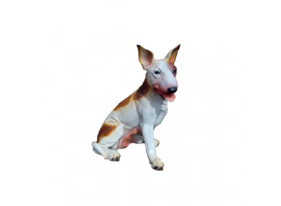 Hund Dekorative Statue Garten Figuren Statuen 47cm Lebensgroß Figur Plastik