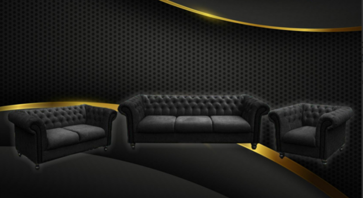 Dreisitzer Stoff Wohnzimmer weiss Design Sofa Sofas Samt xxl big Polster Couchen