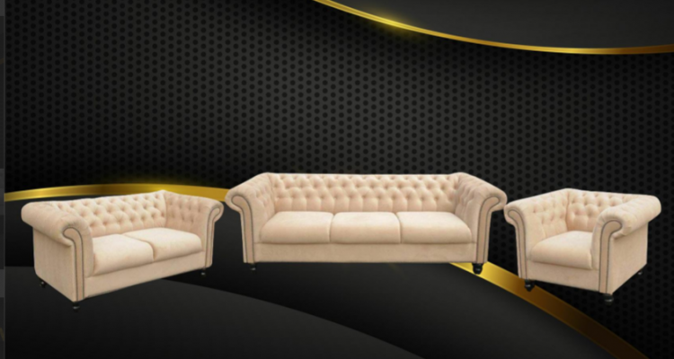 Dreisitzer Stoff Wohnzimmer weiss Design Sofa Sofas Samt xxl big Polster Couchen