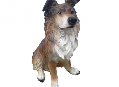 Hund Tier Figur Statue Garten Dekoration Skulptur Deko Skulpturen