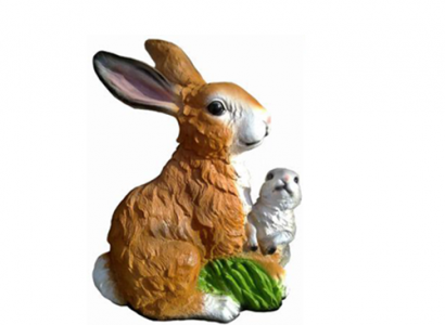 Feldhase Figur Statue Garten Dekoration Skulptur Deko Skulpturen