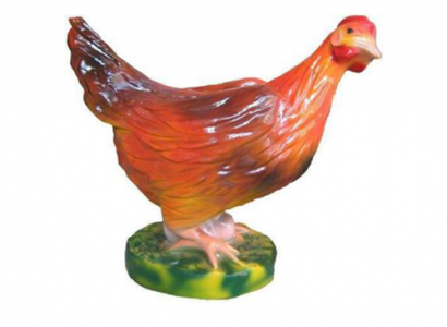 Deko Figuren Henne aus Kunststoff Osterdeko Huhn Garten Figur Höhe 32 cm Neu