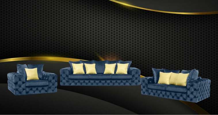 Luxus 4 Sitzer Couch Polster Sofa Leder Stoff Textil Couchen Garnitur Dreisitzer