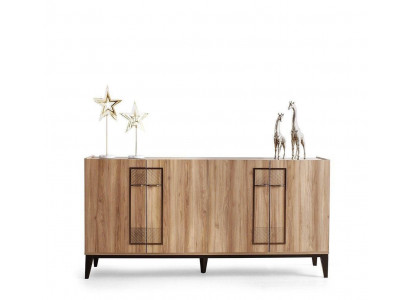 Anrichte Sideboard Schrank Holzschrank Holz Braun Wohnzimmer