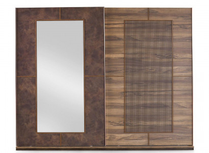 Kleiderschrank Schlafzimmerschrank Groß Holzschrank Holz Braun