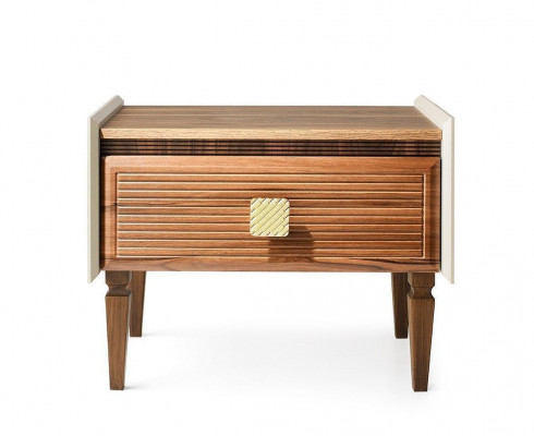 Komplette Nachttische Nachtkonsole Beistellttische Holz Braun Set 2tlg