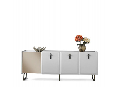 Anrichte Sideboard Schrank Holz Kommode Modern Weiß Holzschrank