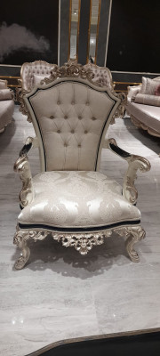Chesterfield Sofagarnitur Set 3+1 Luxus 2tlg. Stoff Sofa Wohnzimmer