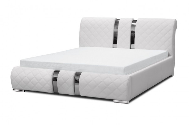 Bettgestell mit Kasten Bett Bettrahmen Weiß Betten 180cm Doppelbett Ehebett Neu