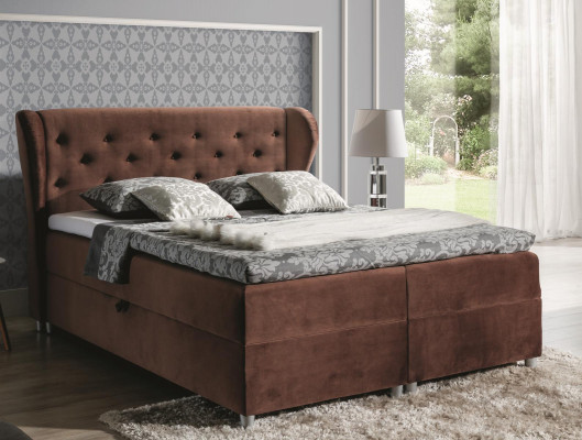 Bett Polsterbett Boxspringbett Polyester Betten Doppelbett Ehebett Bettgestell