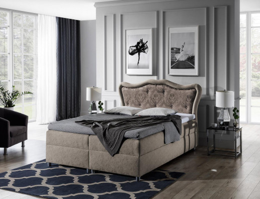 Klassisches Bett Boxspring Betten Barock Schlafzimmer Möbel Luxus Einrichtung