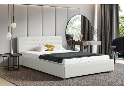 Doppelbett Ehebett Bettgestell Bett Polsterbett Betten Polyester Bettrahmen Neu