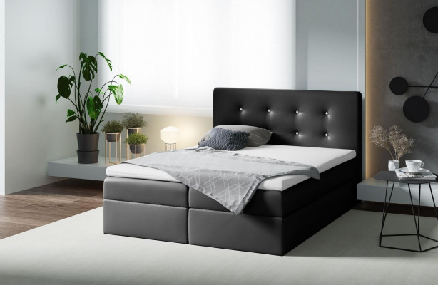 Boxspring Bett Doppel Hotel Möbel Betten Schlafzimmer Einrichtung big 200x200