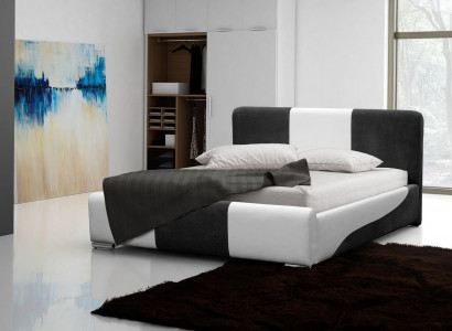 Bett Bettrahmen Schlafzimmer Design Doppel Hotel Modern Stoff 160x200 Betten Neu