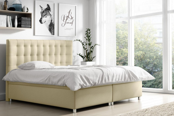 Bettkasten Polsterbett Boxspringbett Design Doppel Hotel Modern Bett 160x200 Neu